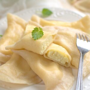 Pierogi z Serem Na Słodko